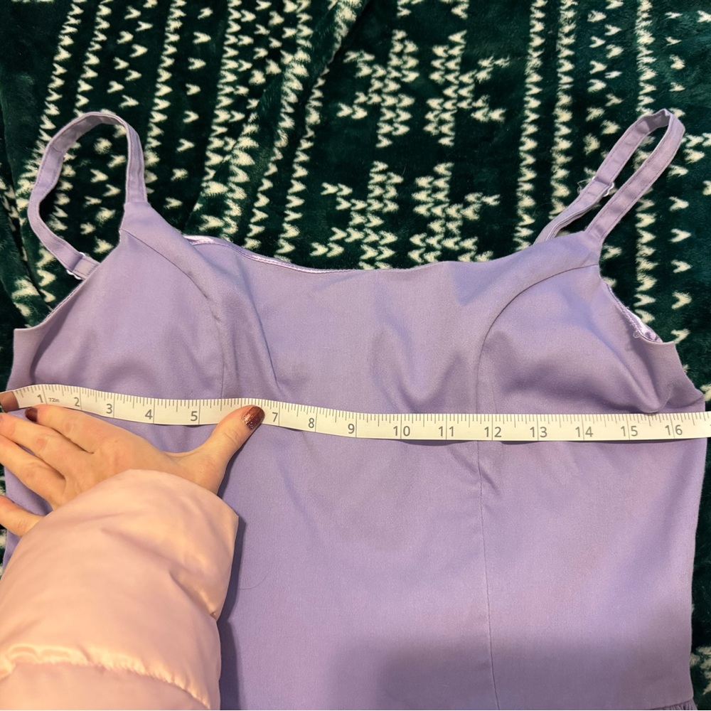 Pinup Couture Lavender Casual Dress - Picture 5 of 6